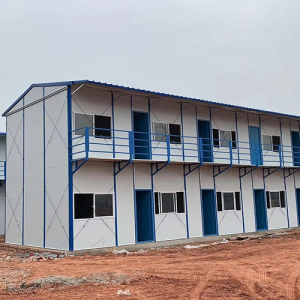 Economical K-Type Prefab House Double Floor for Worker Camp & Temporary Accommodation for Construction & Modular House Projects