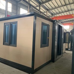Container House Modular Living Temporary Office Living Use Fast Fold Out Flat Pack 20ft 40ft Folding Breathable