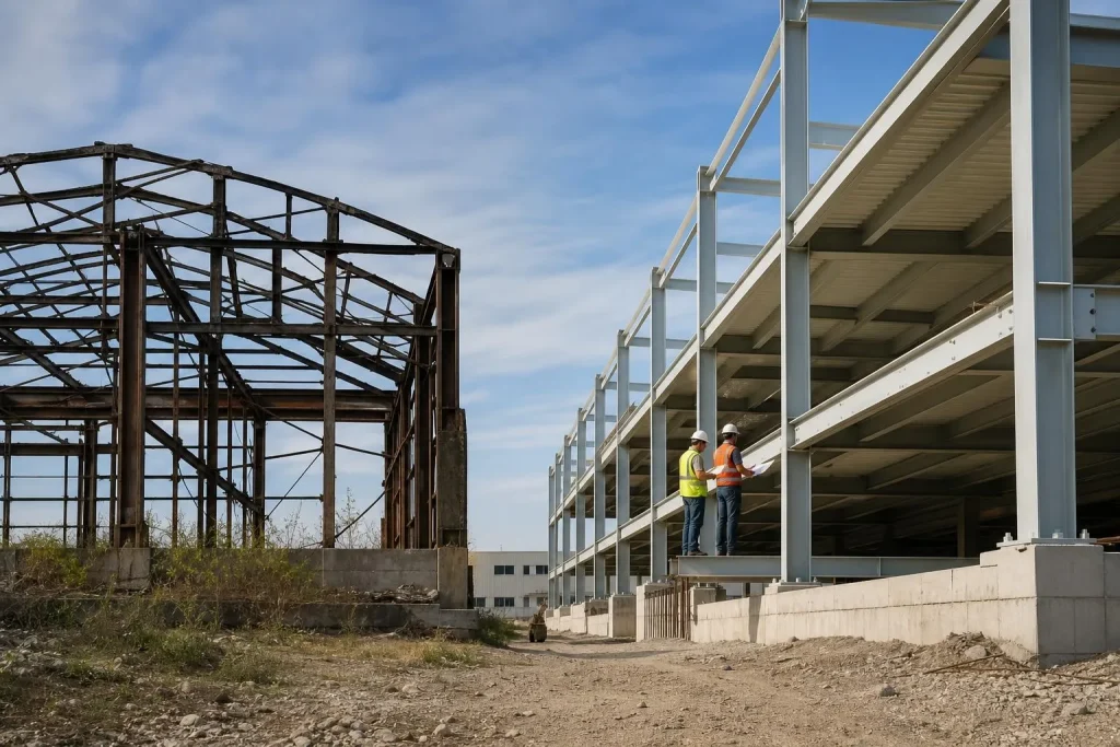 Prefabricated Steel Construction Evolution Past to Future